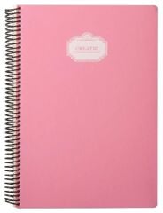 Fabio Ricci Creatic A4 Spiralli Sert Kapak 120 yp Çizgili Defter