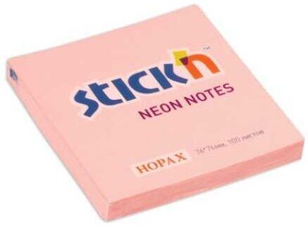 Gıpta Yapışkanlı Not Kağıdı 76x76 100 yp Neon Pembe