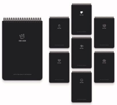 Kings Book A4 Spiralli PP Kapak Bloknot 80 yp Çizgili