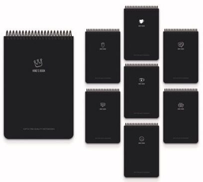 Kings Book A5 Spiralli PP Kapak Bloknot 80 yp Çizgili