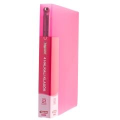 Bigpoint 4 Halkalı Klasör Kırmızı