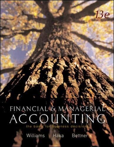 Financial and Managerial Accounting