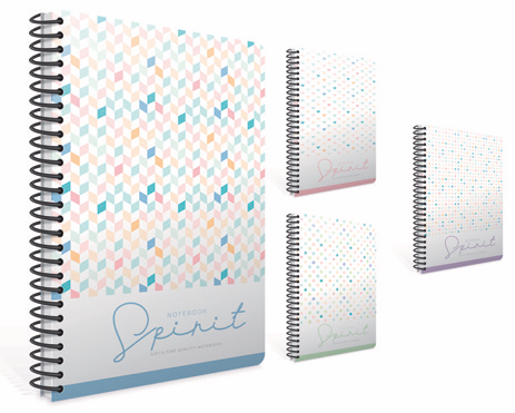 Spirit A4 Spiralli PP Kapak 80 yp Çizgili