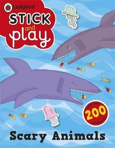 Scary Animals: Ladybird Stick and Play Activity Book