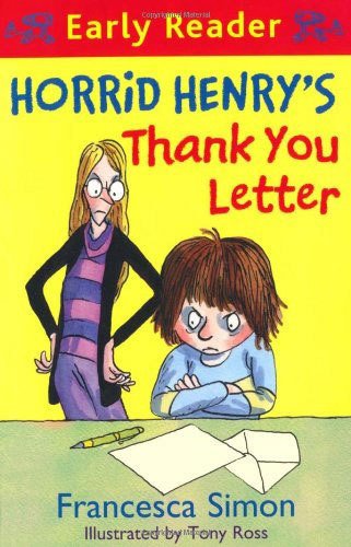 Thank You Letter, Horrid Henry 9