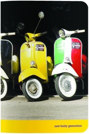 Just 19x24 60 yp Vespa Çizgili Defter