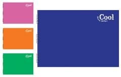 Cool 35x50 Spiralli PP Kapak 15 yp Resim Defteri