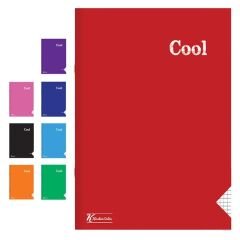 Cool A4 Tel Dikiş PP Kapak 80 yp Kareli