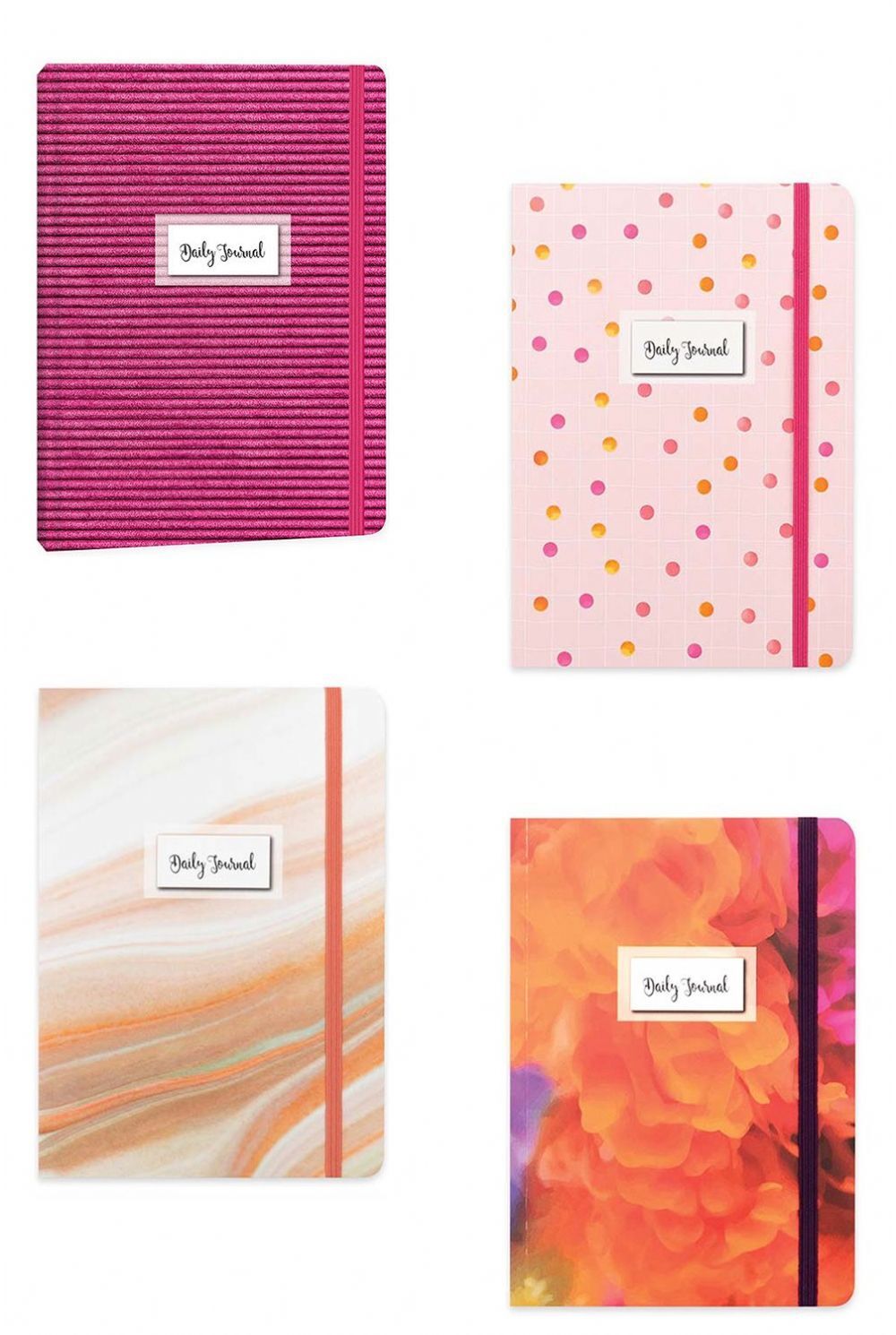 Daily Journal 14x20 Lastikli Karton Kapak 80 yp Noktalı