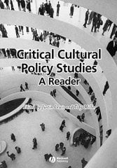 Critical Cultural Policy Studies
