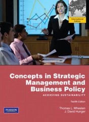 Concepts in Strategic Management and Business Policy