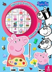 Peppa Pig - Eğlenceye Açılan Pencere Çıkartmalı Boyama Kitabı