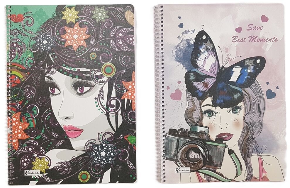 Silver A4 Spiralli PP Kapak 100 yp Kareli