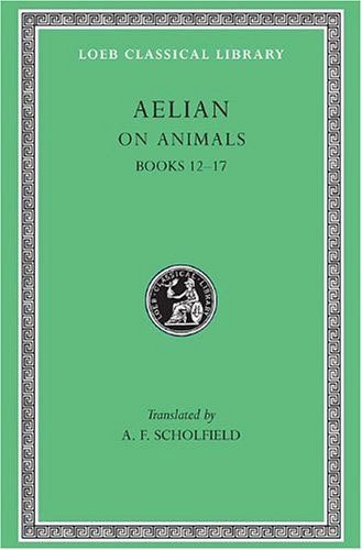 L 449 On Animals, Vol III, Books 12-17