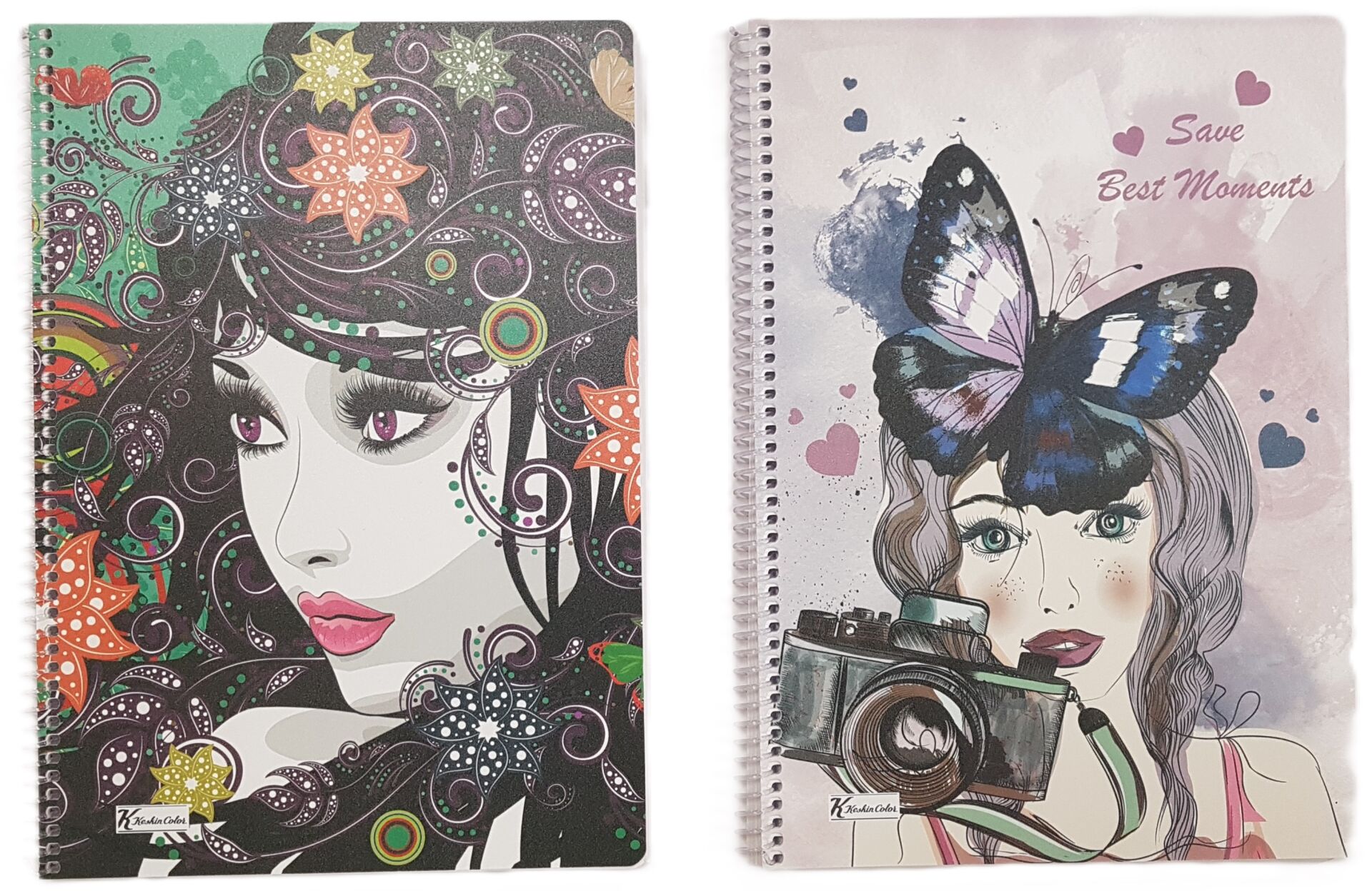 Silver A4 Spiralli PP Kapak 80 yp Kareli