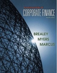 Fundamentals of Corporate Finance Special ed. for