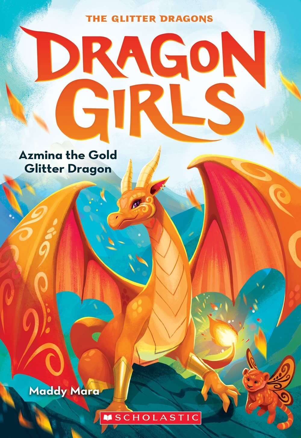 Azmina the Gold Glitter Dragon 1