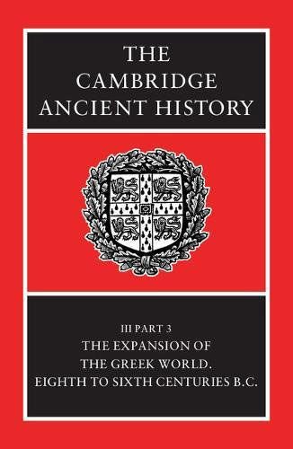 Cambridge Ancient History V.3 P.3