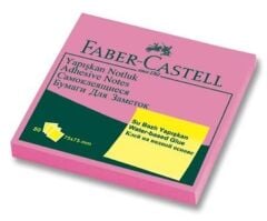 FC Yapışkan Notluk 50x50 mm Fosforlu Pembe