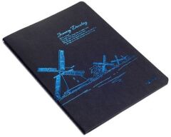 Lenwa A4 İplik Dikiş Yumuşak Kapak Eskiz Defter