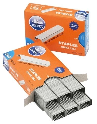 Delta Zımba Teli 24/6 Gümüş Renk