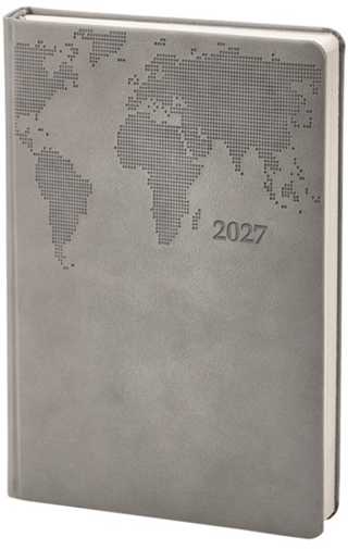 2027 Termoderi Dünya Haritası Desenli Ajanda