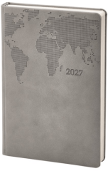 2027 Termoderi Dünya Haritası Desenli Ajanda