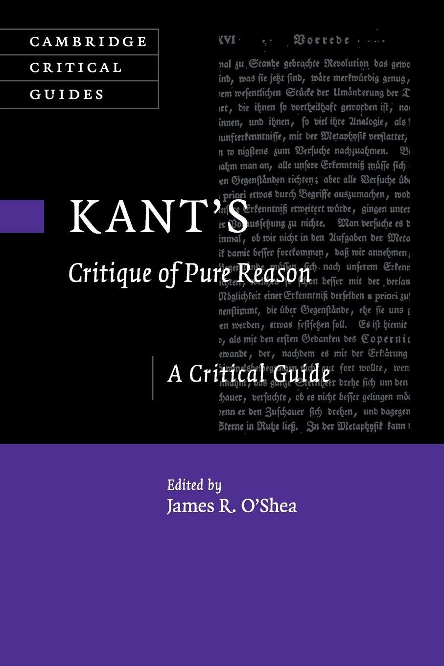 Kant's Critique of Pure Reason: A Critical Guide