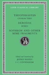 L 225 Characters. Herodas: Mimes. Sophron and Other Mime Fragments