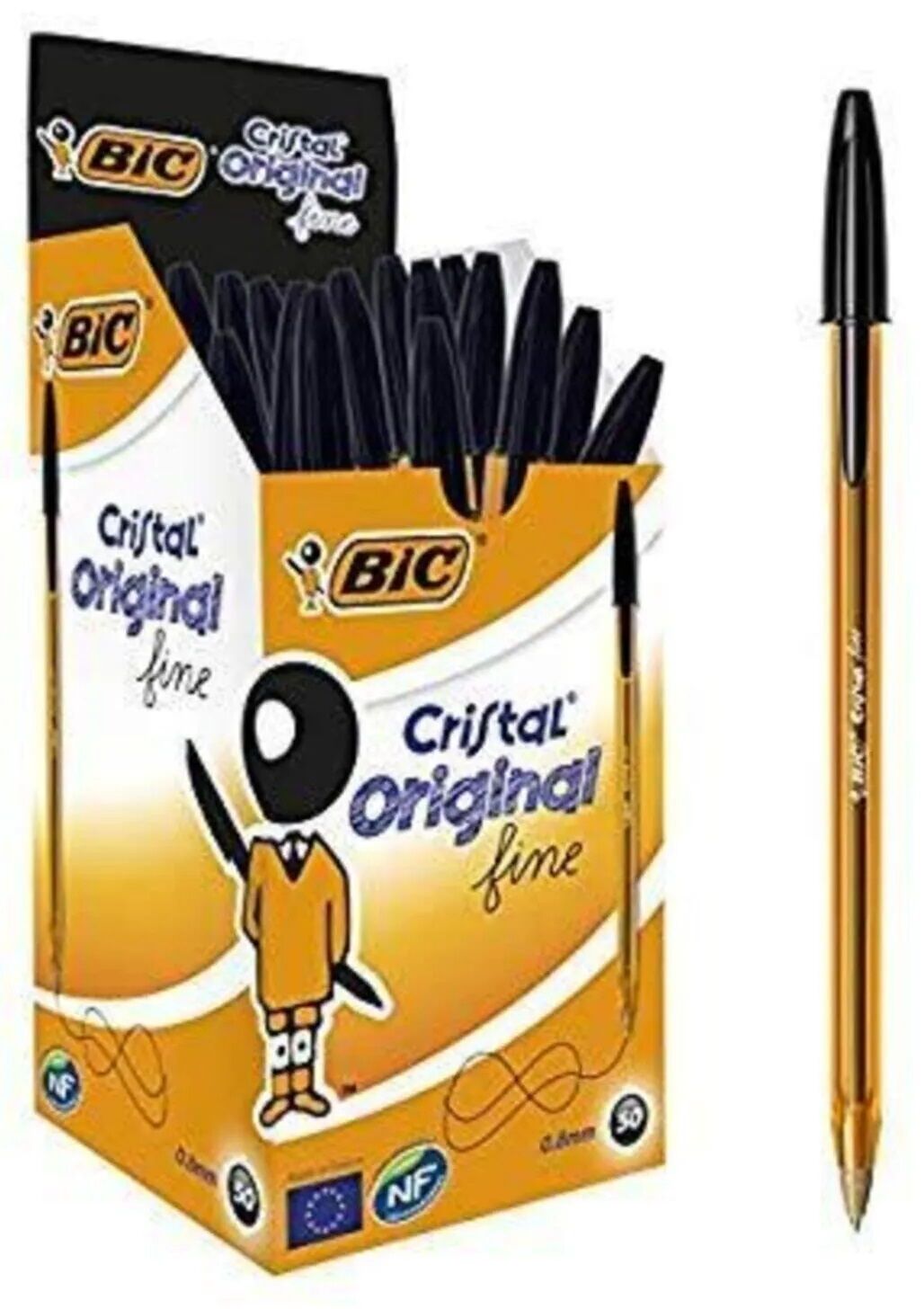 Bic Cristal Fine Tükenmez Kalem Siyah