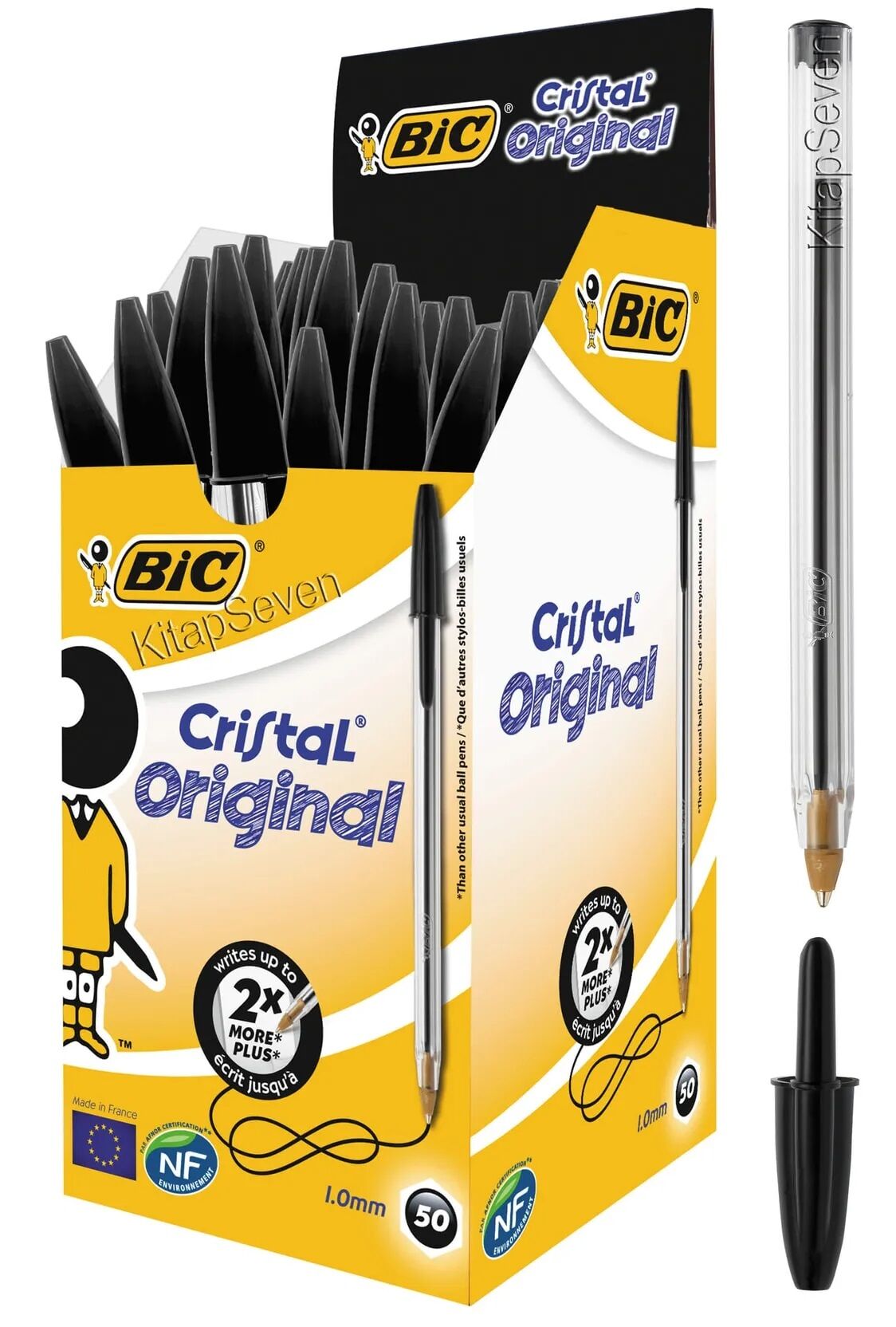 Bic Cristal Medium Tükenmez Kalem Siyah