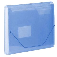 Kraf Körüklü Dosya 13 Cepli Lastikli Mavi