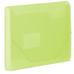 Kraf Körüklü Dosya 13 Cepli Lastikli Yeşil