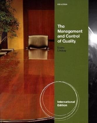 Management and Control of Quality