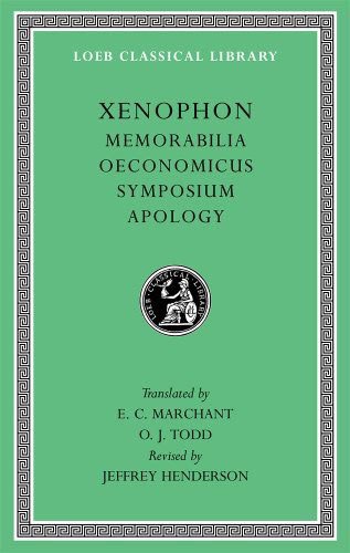 L 168 Memorabilia. Oeconomicus. Symposium. Apology