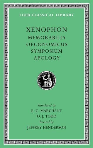 L 168 Memorabilia. Oeconomicus. Symposium. Apology