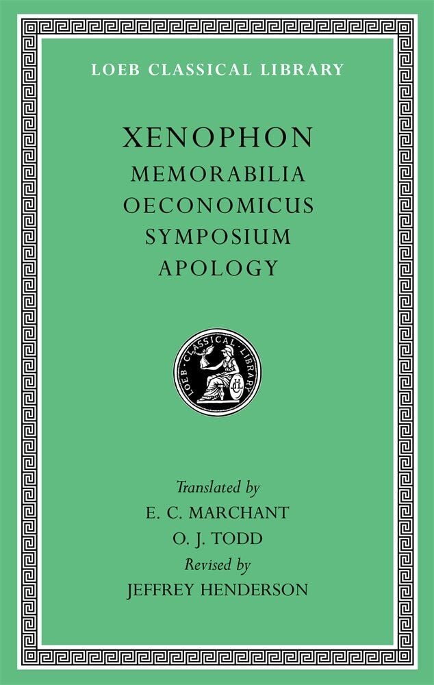 L 168 Memorabilia. Oeconomicus. Symposium. Apology