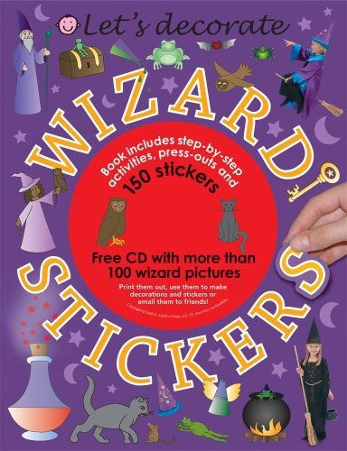 Let's Decorate Wizard Stickers