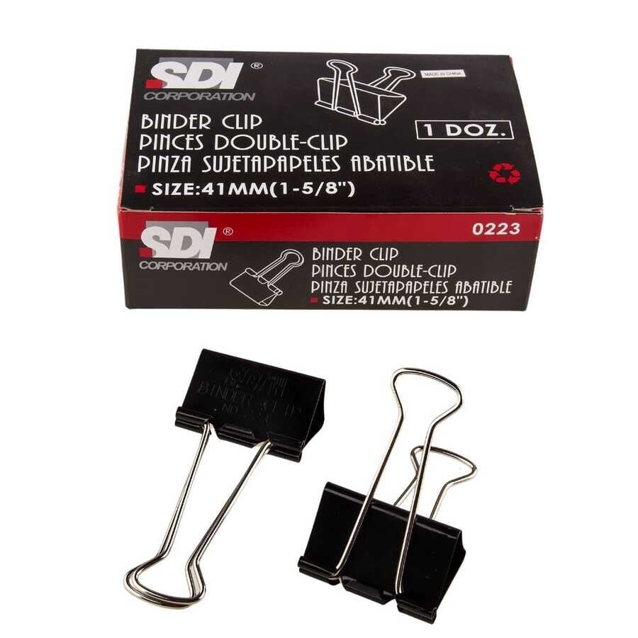 SDI Double Clips Metal Kıskaç 41 mm