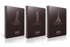 Dark A4 Spiralli PP Kapak 50 yp Çizgisiz Defter