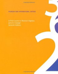 First Course in Abstract Algebra
