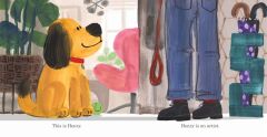 Henry the Artistic Dog