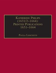 Katherine Philips (1631/2-1664) volume 2