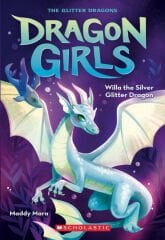 Willa the Silver Glitter Dragon 2