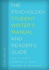 Psychology Student Writer's Manual and Reader's Guide