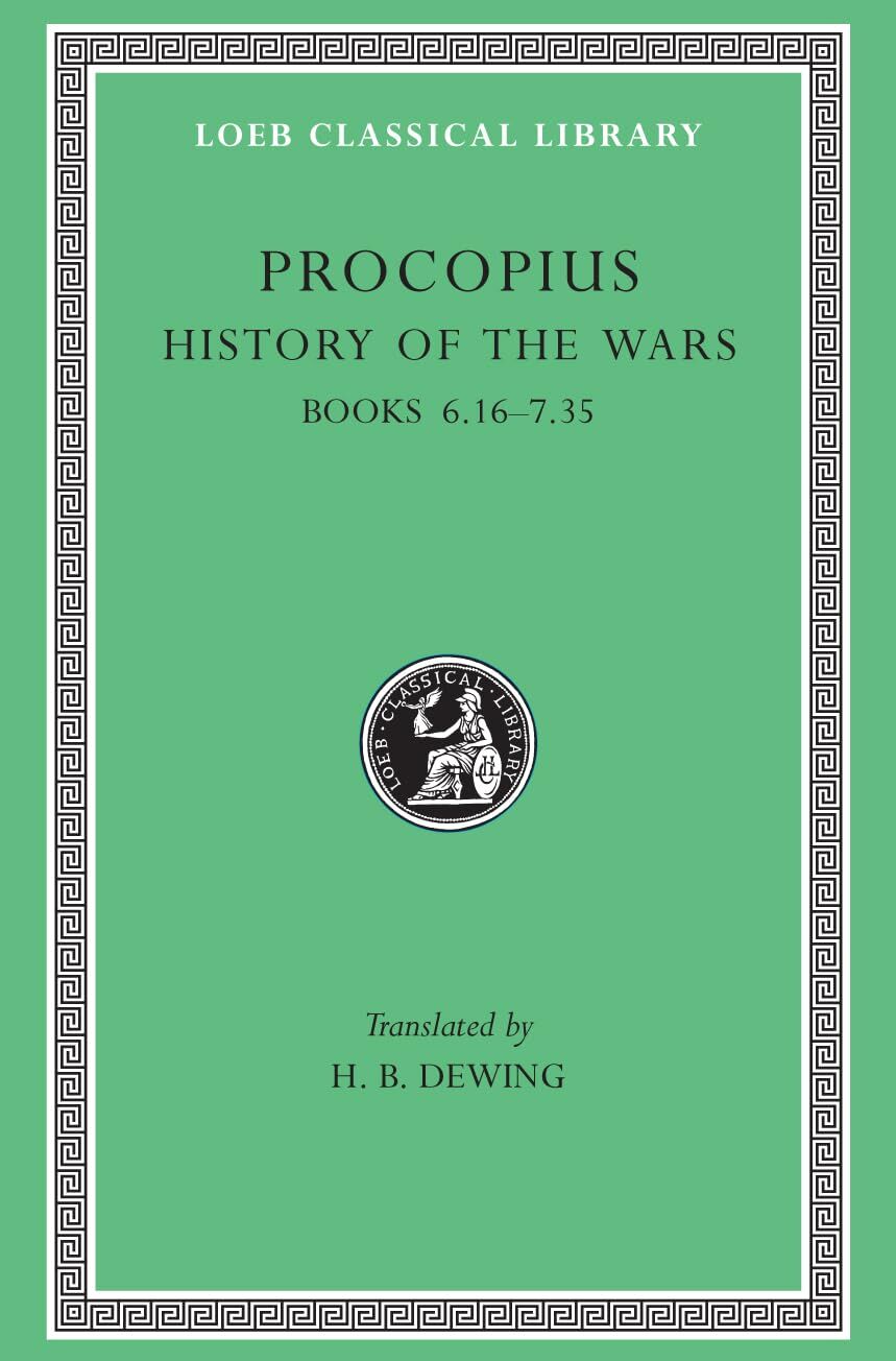 L 173 History of the Wars, Vol IV, Books 6.16-7.35. (Gothic War)