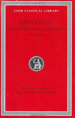 L 500 The Lesser Declamations, Vol I