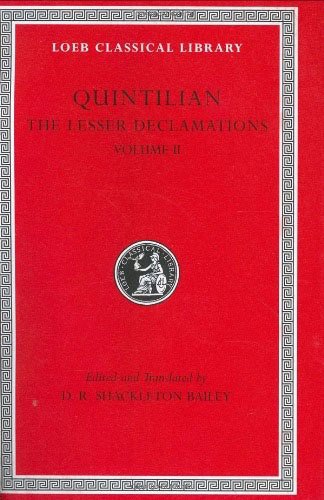 L 501 The Lesser Declamations, Vol II