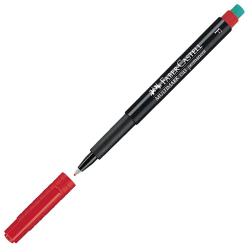 Faber Castell Permanent Kalem F Kırmızı