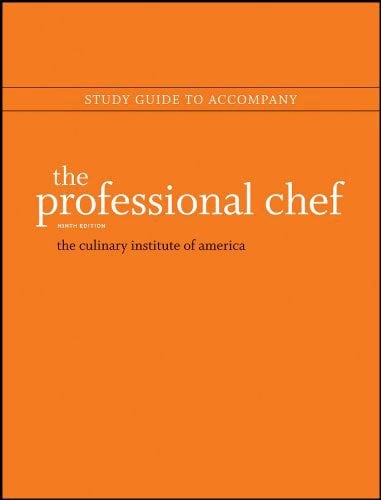Study Guide to Accompany The Professional Chef